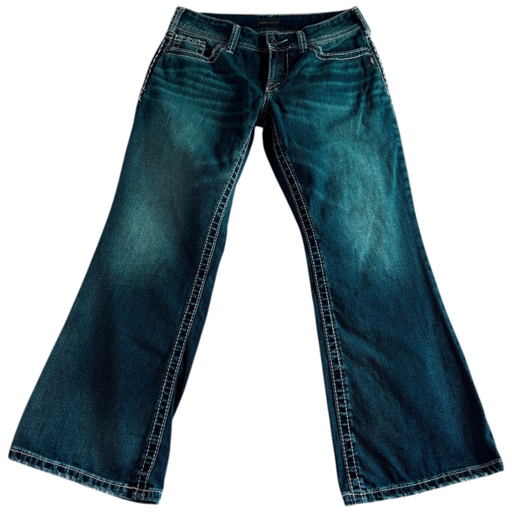 Silver Jeans Co. Suki Bootcut Womens 29x30 (33x28.5) Blue Denim Stretch Casual